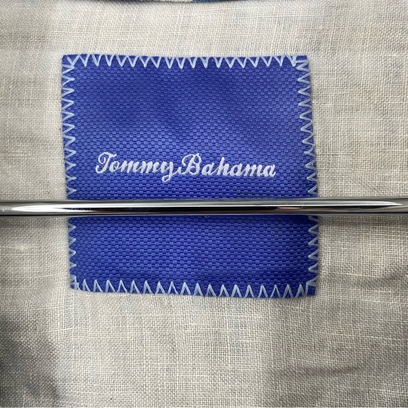 Tommy Bahama Button Front Long Sleeve Plaid Shirt Men's Size XXL Blue - Picture 6 of 10